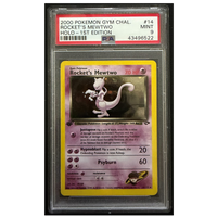Rocket's Mewtwo 1st Edition PSA 9 (£1,300.00)